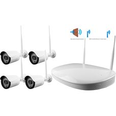 WIFI комплект видеонаблюдения 4 White 1mp