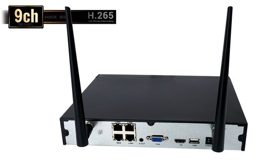 IP відеореєстратор h.265+ ultra hd nvr wi-fi