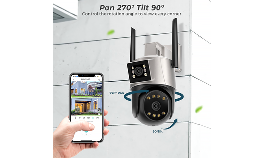 Камера на три об'єктиви з зумом rrv-msk3nip600-zoom