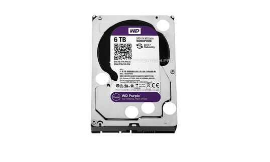  Жесткий диск western digital purple 6TB 