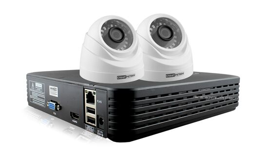 Купить Комплект видеонаблюдения 2 камеры 1.3mp для дома в Киеве, фото №2