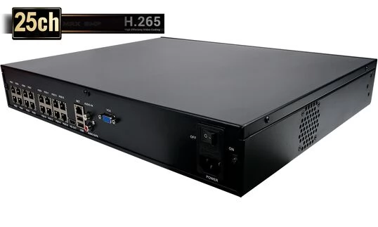 IP видеорегистратор h.265+  ultra hd nvr-16 poe