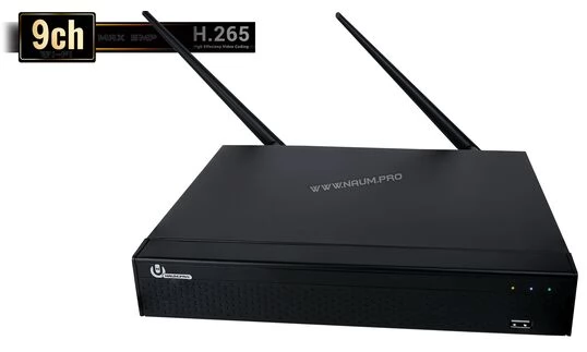IP видеорегистратор h.265+  ultra hd nvr wi-fi