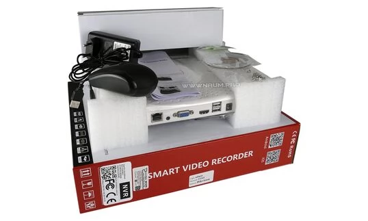 IP видеорегистратор h.265+  ultra hd nvr-09 