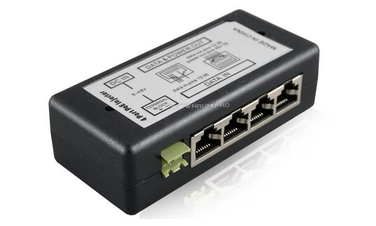 Коммуникационная POE панель 4 LAN 