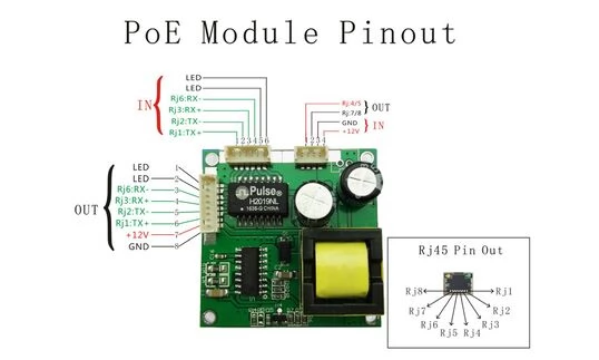 Купить IP-камера Модуль PoE, 48 В вход 38*38 мм 12V2A выход в Киеве, фото №4