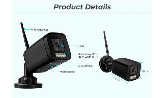 WIFI камера rv-vd4anip800wf