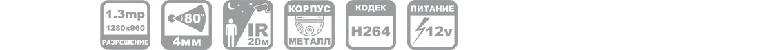 Купольная металлическая камера 