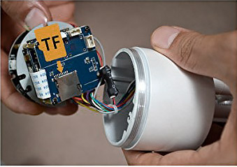 Уличная wifi камера установка micro cd карточки