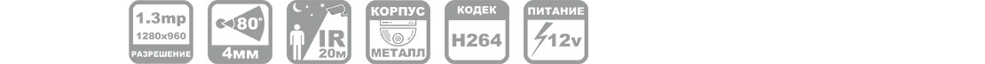 Купольная металлическая камера 