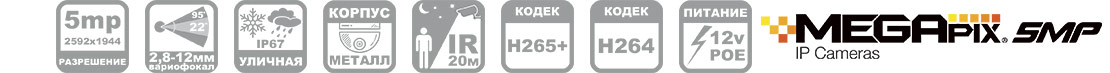 IP камера 5mp 4k