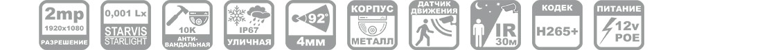 Ip камера антивандальная R53