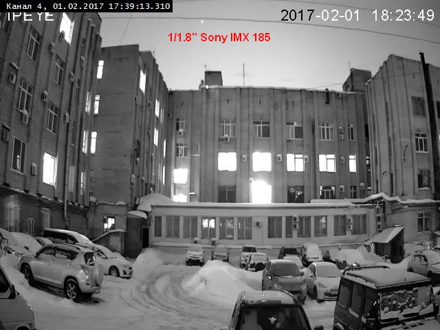 Sony Exmor imx185 матрица в камере 1/1.8 Ночь Sony Exmor imx185 матрица в камере 1/1.8 Ночь