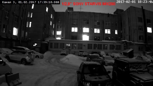 IP камера Exmor imx291 матрица 1/3 в полной темноте IP камера Exmor imx291 матрица 1/3 в полной темноте